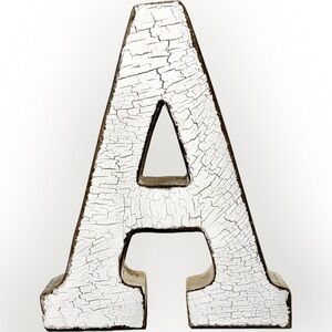 Capital Letter “A” Shelf Sitter, Office / Home Decor…